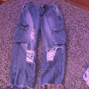 Baggy Pocket Jeans